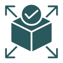 Optimized Warehouse Layout Icon